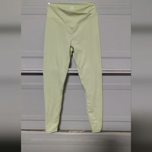 Women's pastel neon green leggings